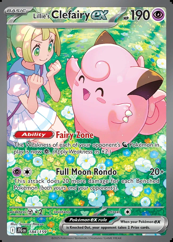 Lillie's Clefairy ex, Journey Together 184/159