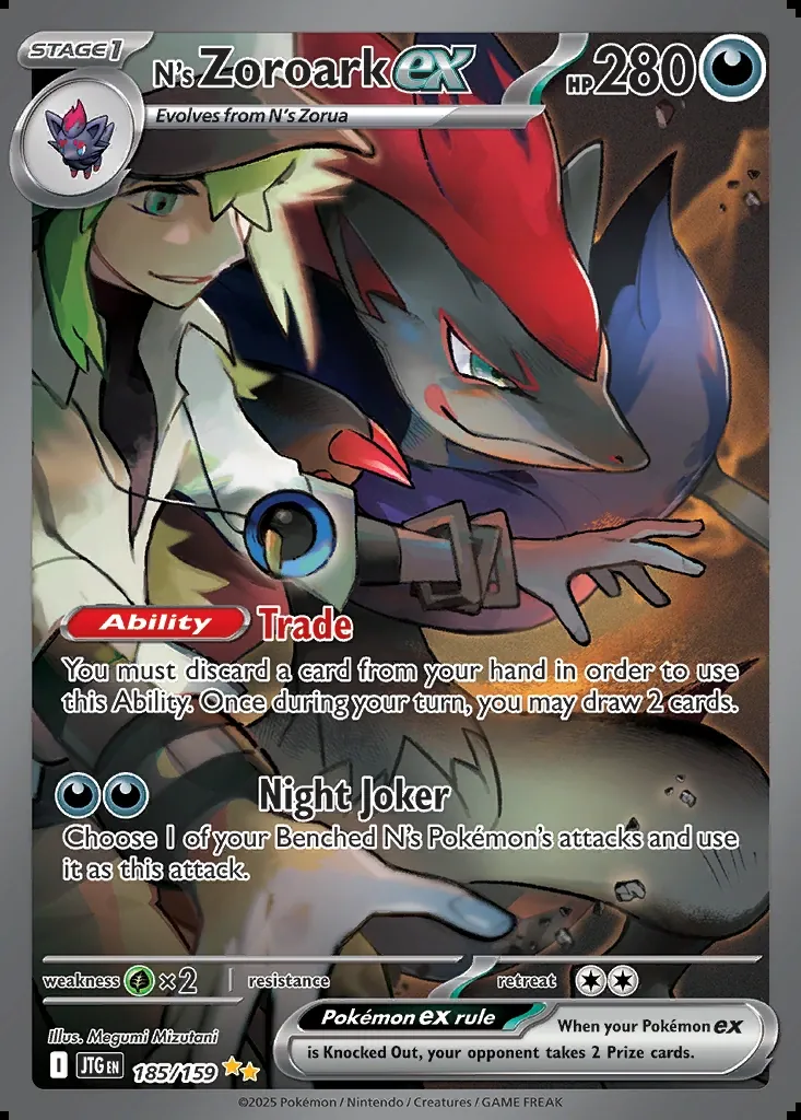 N's Zoroark ex, Journey Together 185/159