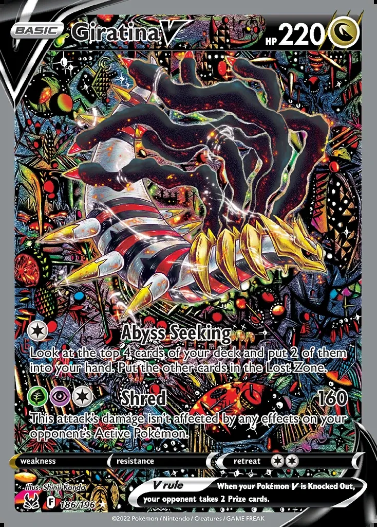 Giratina V, Lost Origin 186/196