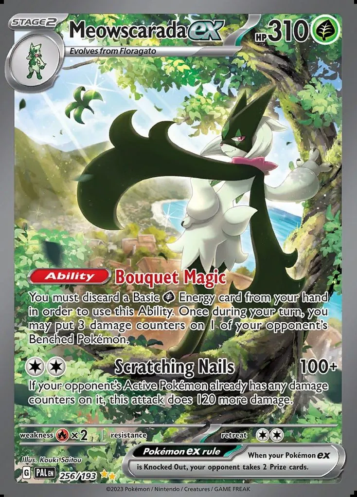 Meowscarada ex, Paldea Evolved 256/193
