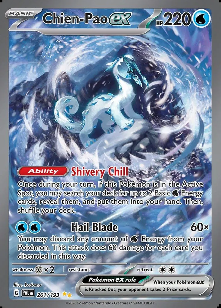 Chien-Pao ex, Paldea Evolved 261/193