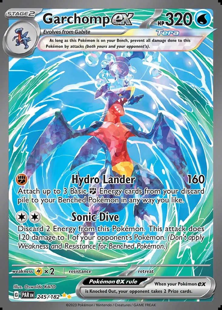 Garchomp ex, Paradox Rift 245/182