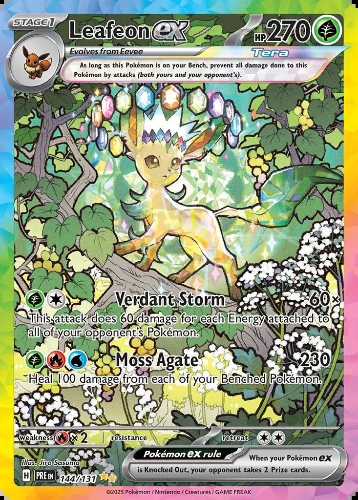 Leafeon ex, Prismatic Evolutions 144/131