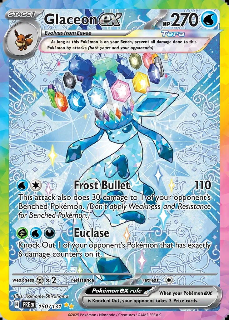 Glaceon ex, Prismatic Evolutions 150/131