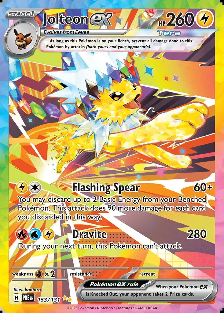 Jolteon ex, Prismatic Evolutions 153/131