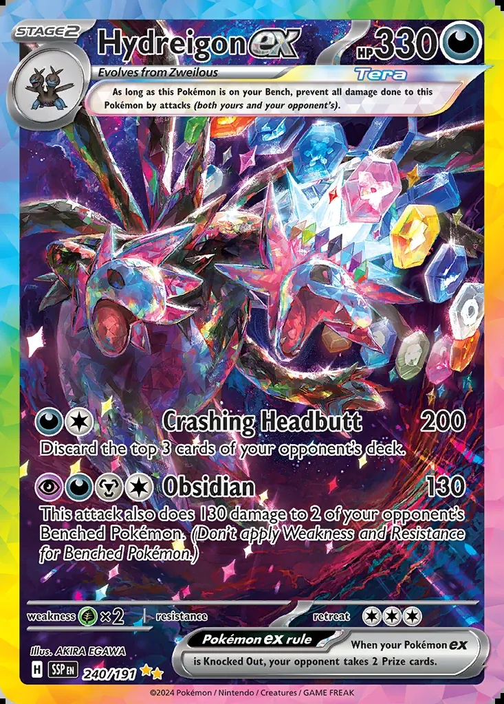 Hydreigon ex, Surging Sparks 240/191