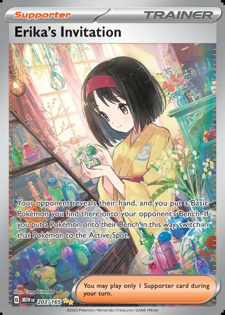 Erika's Invitation, Pokémon 151 203/165