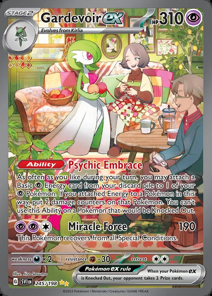 Gardevoir ex, Scarlet & Violet 245/198