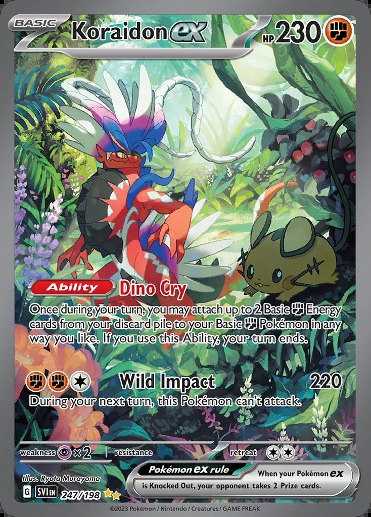 Koraidon ex, Scarlet & Violet 247/198