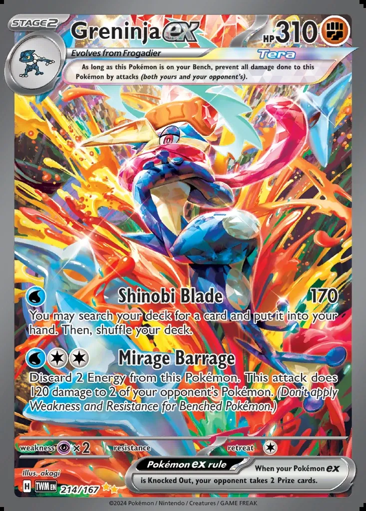 Greninja ex, Twilight Masquerade 214/167
