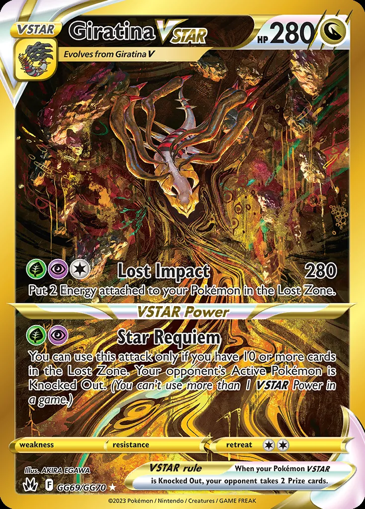 Giratina VSTAR, Crown Zenith GG69/GG70