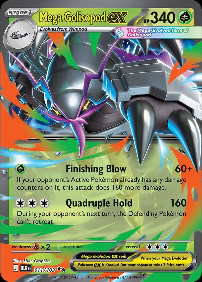 Mega Golisopod ex, Delta Reign 011/103
