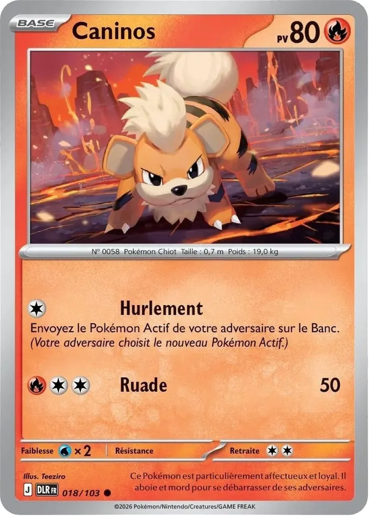 Growlithe, Delta Reign 018/103