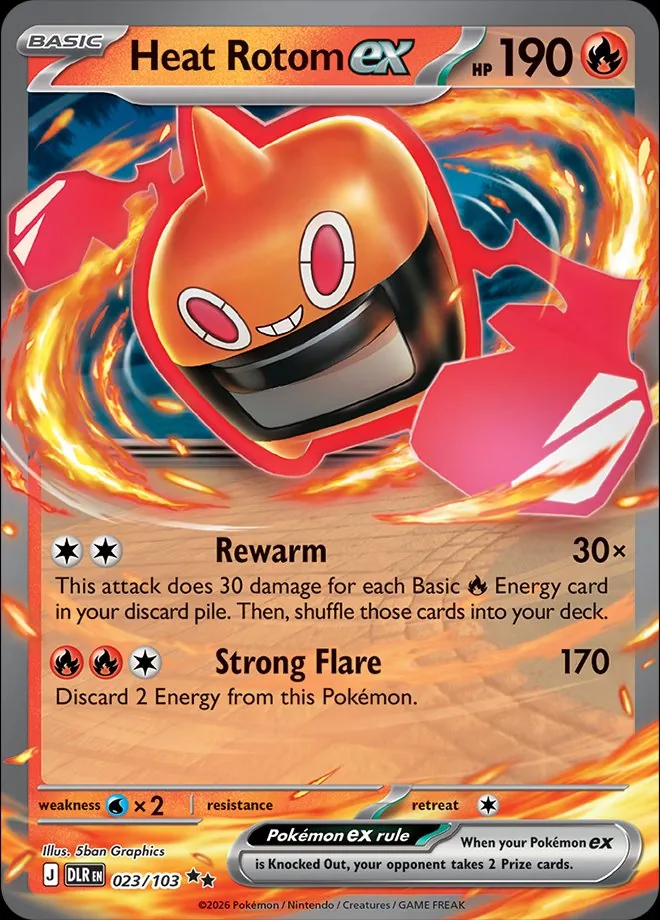 Heat Rotom ex, Delta Reign 023/103