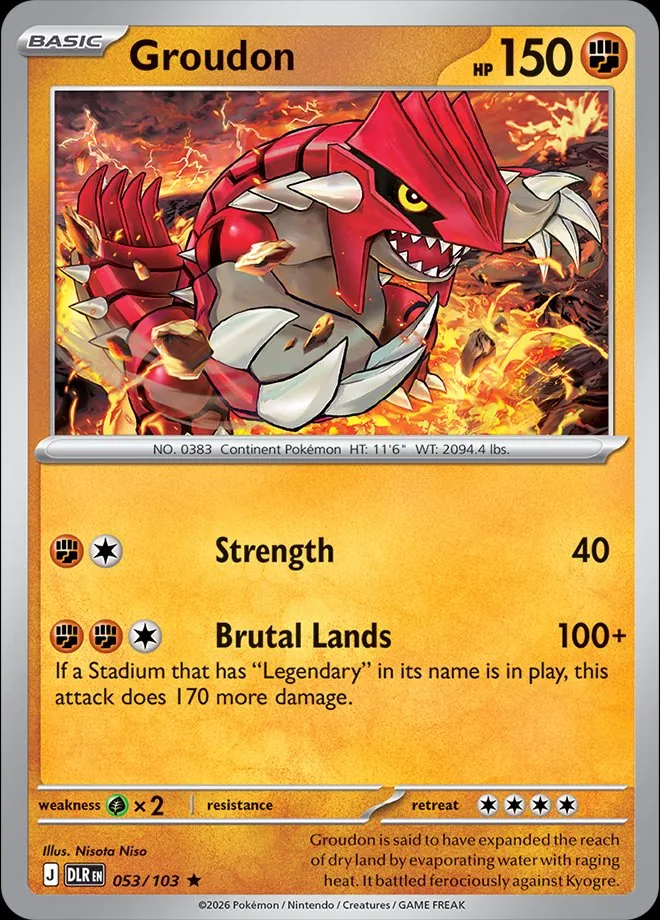 Groudon, Delta Reign 053/103
