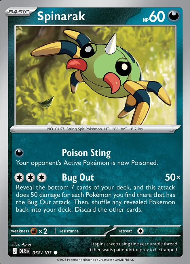 Spinarak, Delta Reign 058/103