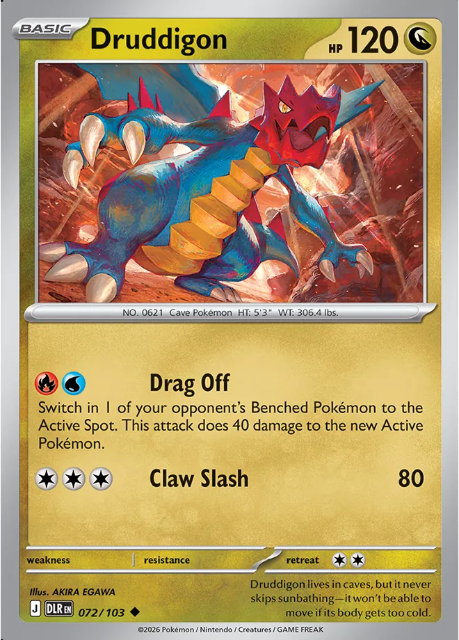 Druddigon, Delta Reign 072/103