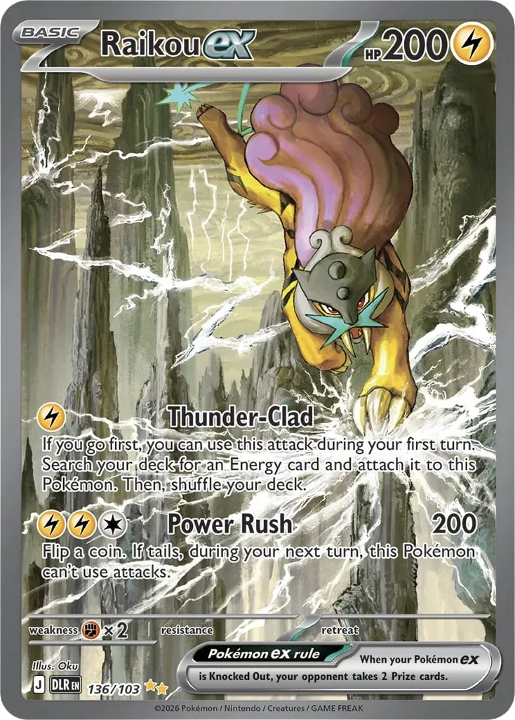 Raikou ex, Delta Reign 136/103