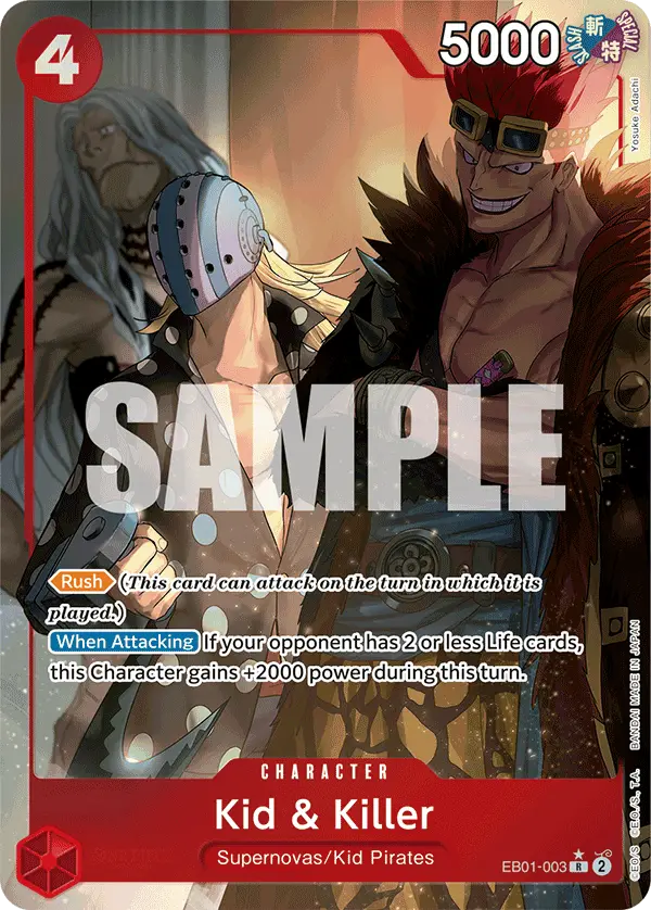 Kid & Killer (Alt Art), Extra Booster: Memorial Collection EB01-003