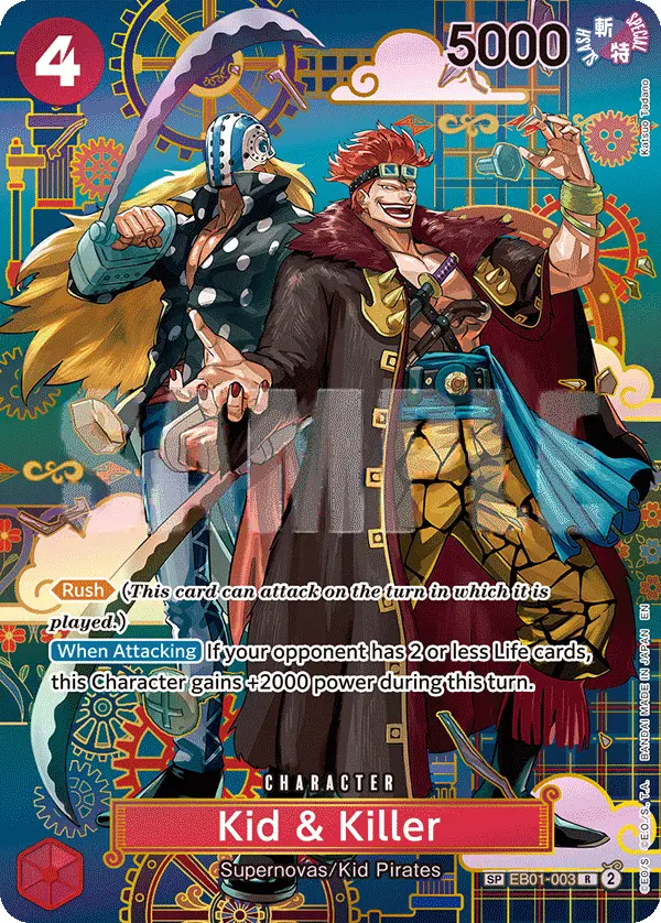 Kid & Killer (SP), The Azure Sea's Seven EB01-003