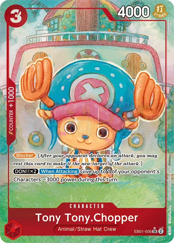 Tony Tony.Chopper (Alt Art), Extra Booster: Memorial Collection EB01-006