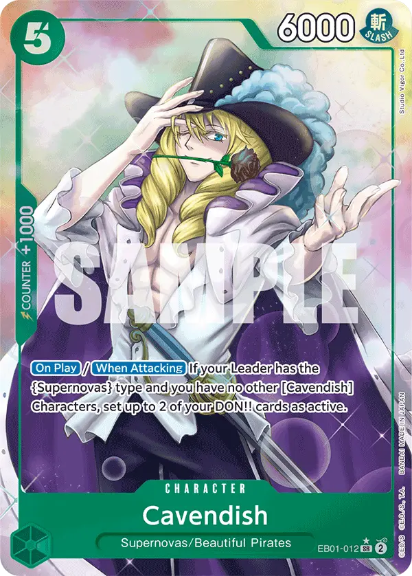 Cavendish (Alt Art), Extra Booster: Memorial Collection EB01-012