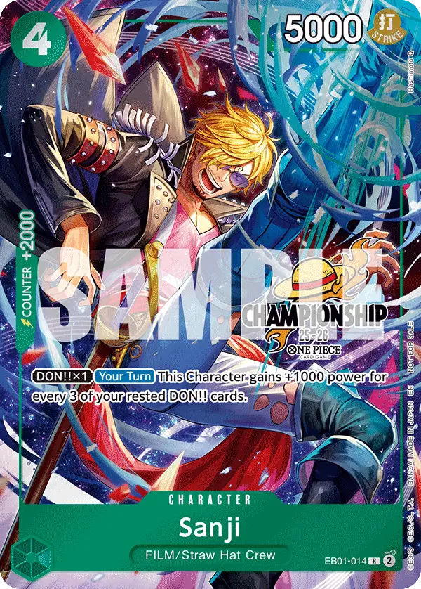 Sanji (CS 25-26 Celebration Pack), One Piece Promotion Cards EB01-014