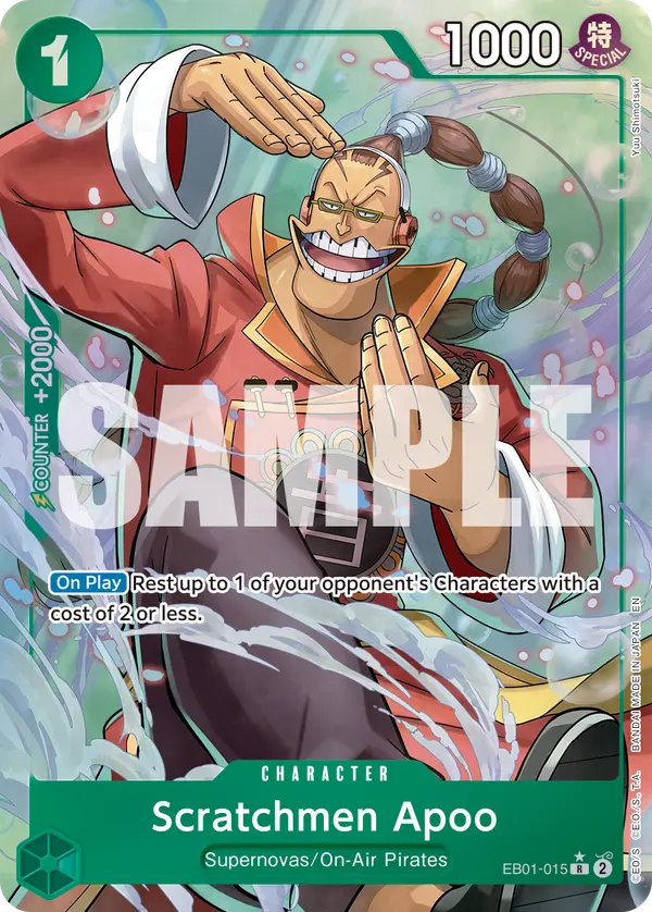 Scratchmen Apoo (Alt Art), Premium Booster -The Best- Vol. 2 EB01-015