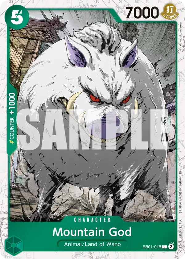 Mountain God (Pirate Foil), Premium Booster -The Best- Vol. 2 EB01-018
