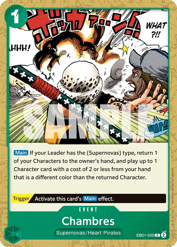 Chambres, Extra Booster: Memorial Collection EB01-020