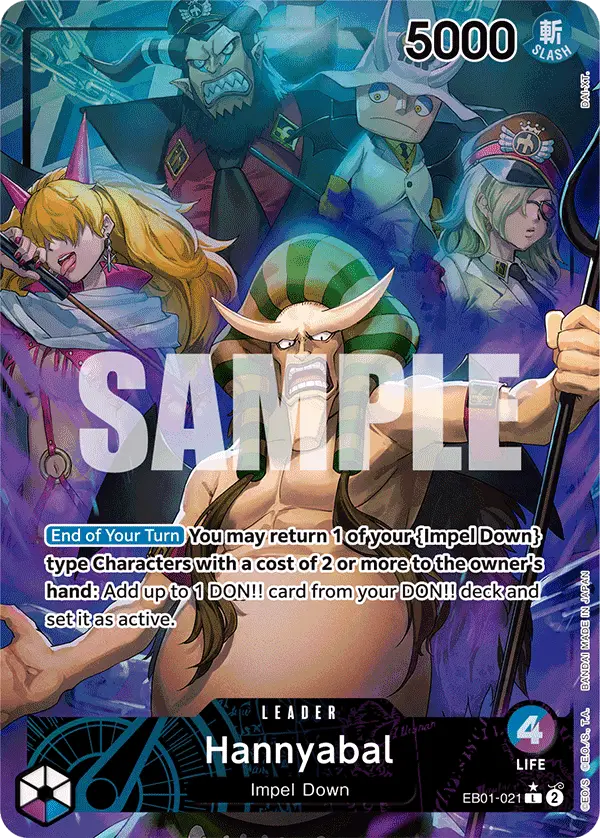 Hannyabal (Alt Art), Extra Booster: Memorial Collection EB01-021