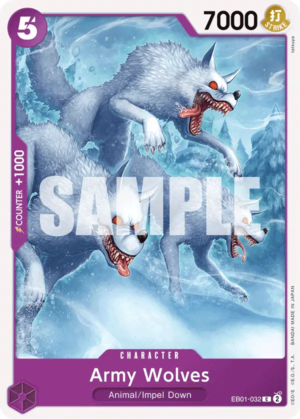 Army Wolves, Extra Booster: Memorial Collection EB01-032