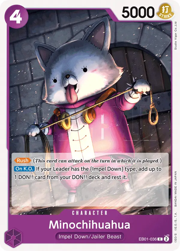 Minochihuahua, Extra Booster: Memorial Collection EB01-036
