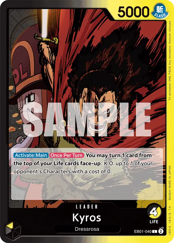 Kyros, Extra Booster: Memorial Collection EB01-040