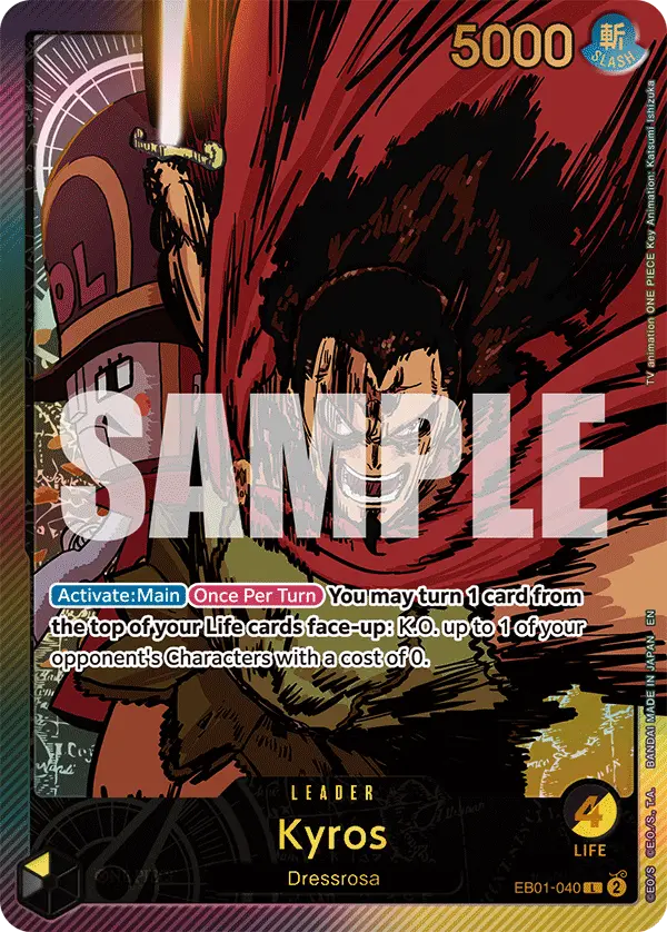 Kyros (SP), Extra Booster: Anime 25th Collection EB01-040