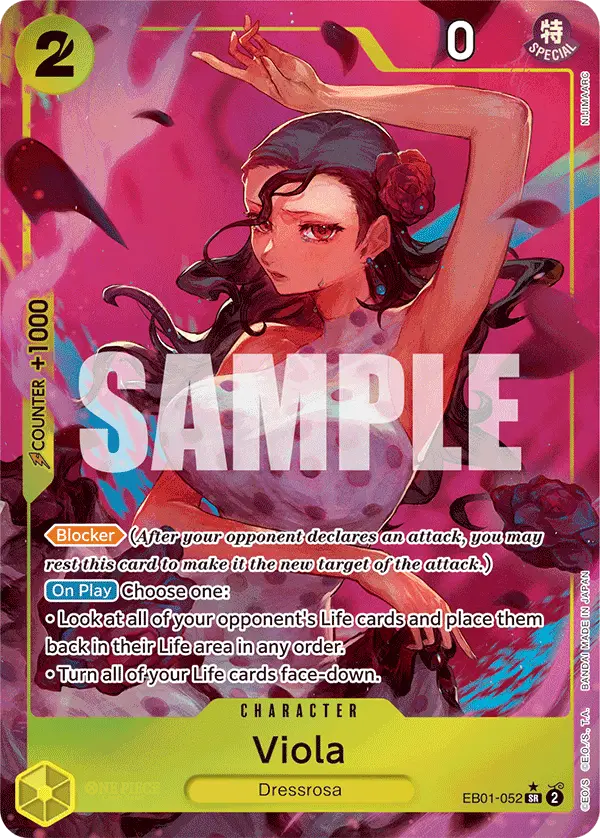 Viola (Alt Art), Extra Booster: Memorial Collection EB01-052