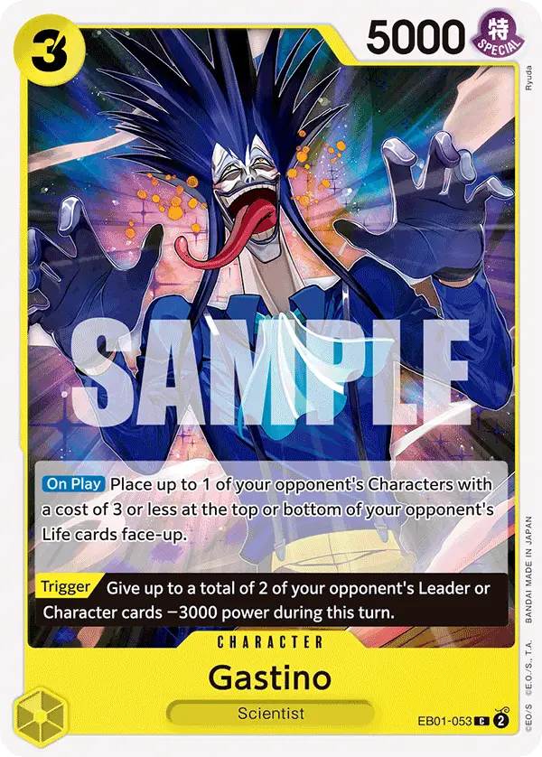 Gastino, Extra Booster: Memorial Collection EB01-053