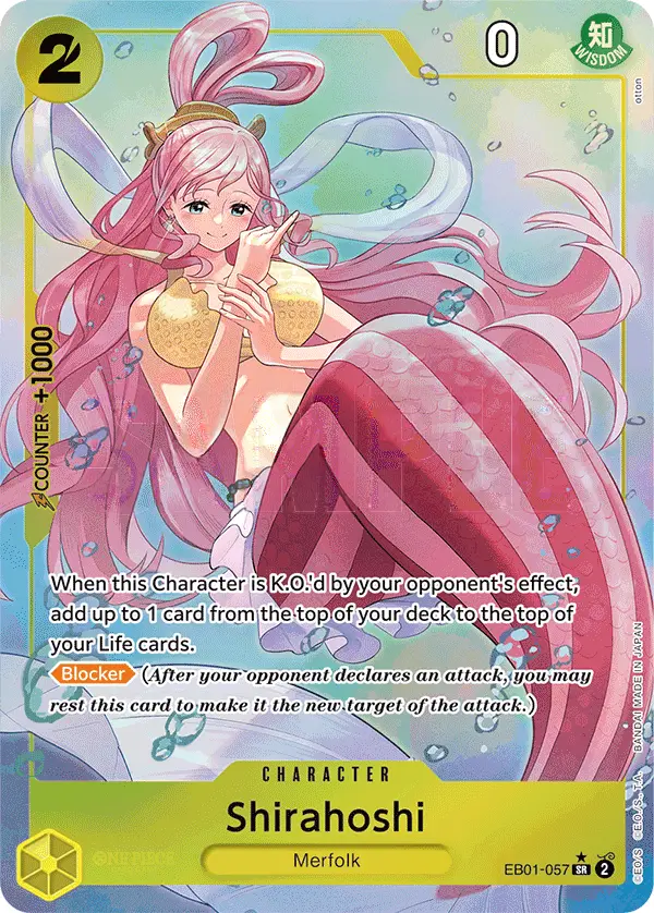 Shirahoshi (Alt Art), Extra Booster: Memorial Collection EB01-057