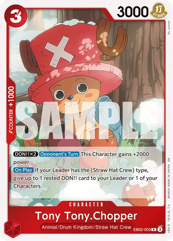 Tony Tony.Chopper, Extra Booster: Anime 25th Collection EB02-003