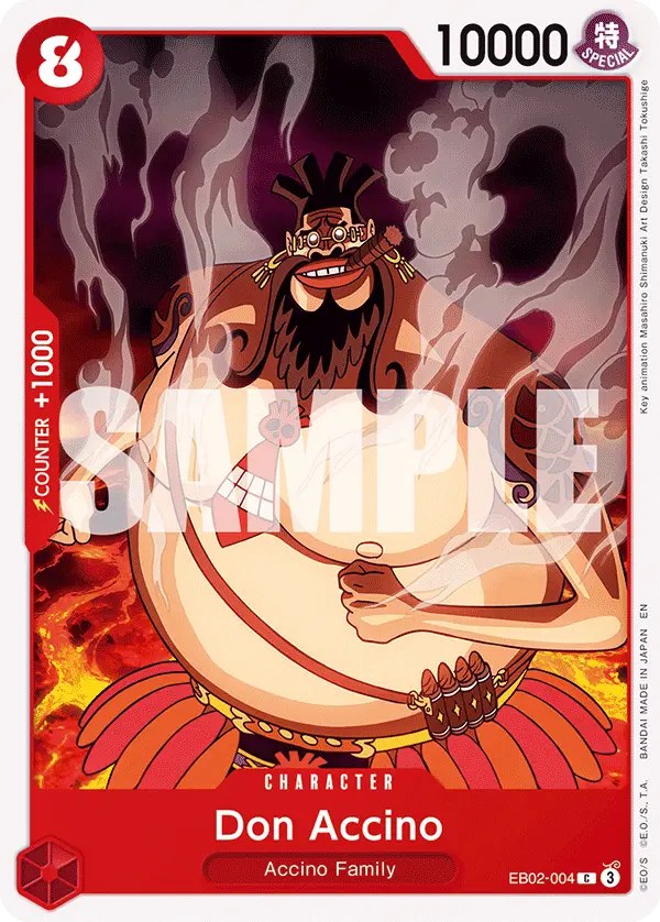 Don Accino, Extra Booster: Anime 25th Collection EB02-004