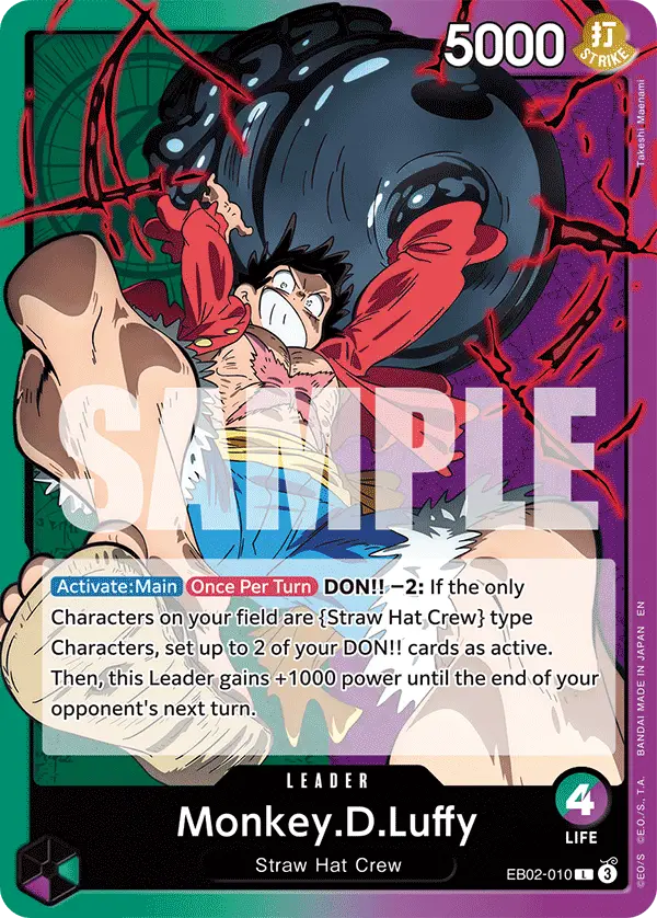 Monkey.D.Luffy, Extra Booster: Anime 25th Collection EB02-010