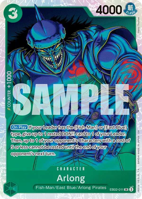 Arlong, Extra Booster: Anime 25th Collection EB02-011