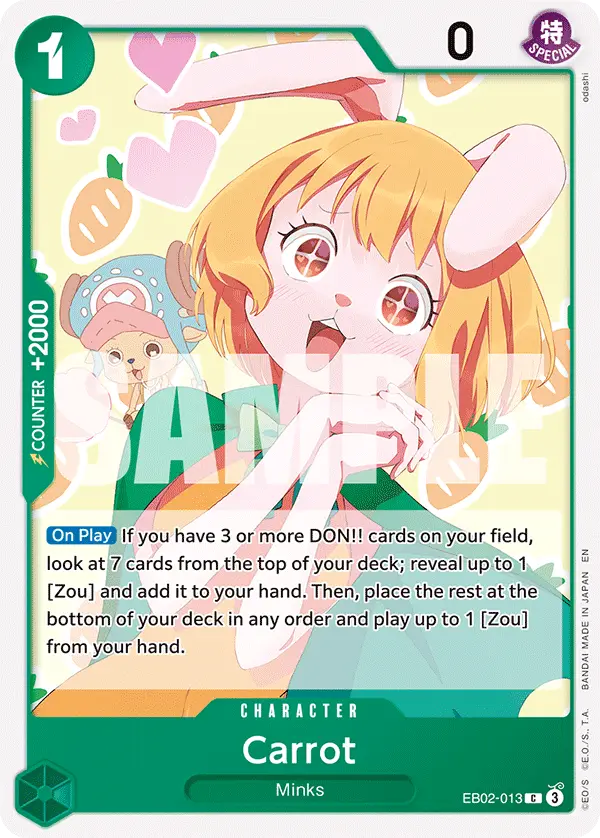 Carrot, Extra Booster: Anime 25th Collection EB02-013