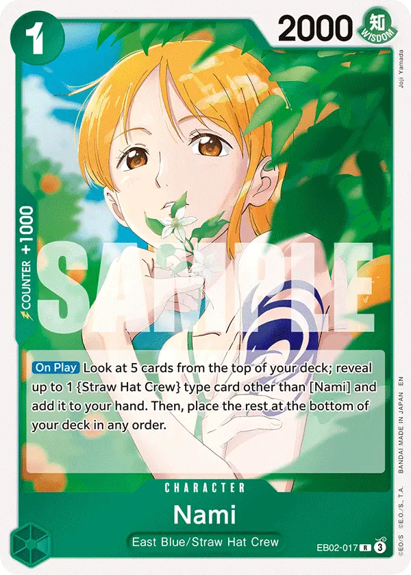 Nami, Extra Booster: Anime 25th Collection EB02-017