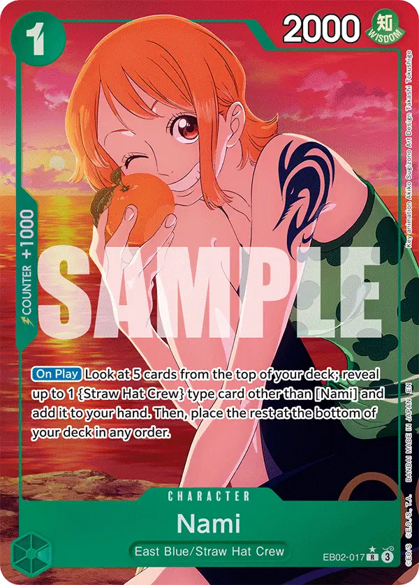 Nami (Alt Art), Extra Booster: Anime 25th Collection EB02-017