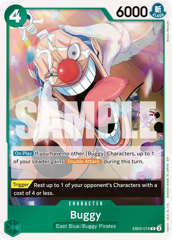 Buggy, Extra Booster: Anime 25th Collection EB02-018