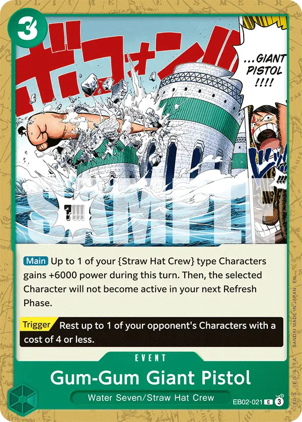 Gum-Gum Giant Pistol, Extra Booster: Anime 25th Collection EB02-021