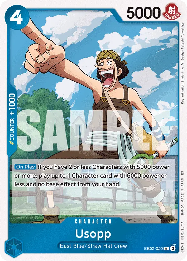 Usopp, Extra Booster: Anime 25th Collection EB02-022