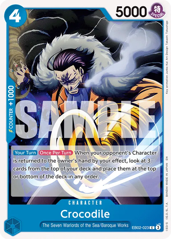Crocodile, Extra Booster: Anime 25th Collection EB02-023
