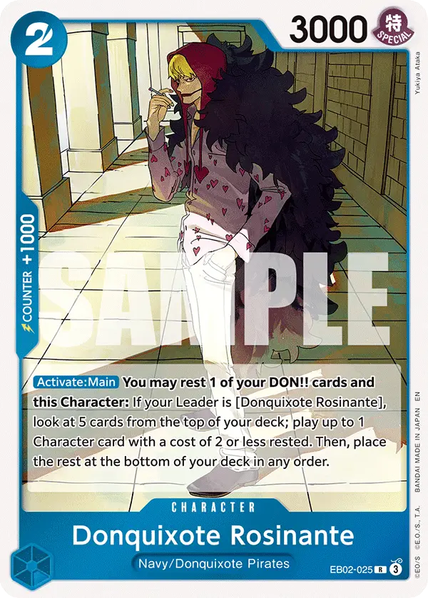 Donquixote Rosinante, Extra Booster: Anime 25th Collection EB02-025